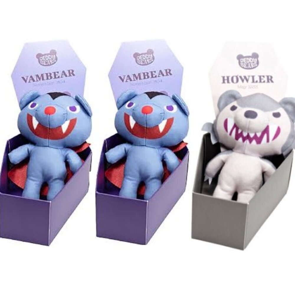 Lic2Play Deddy Bears Halloween Edition collection Vambear Howler Kids Age 6+